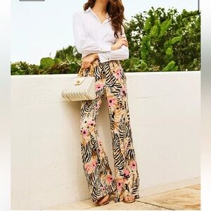 NWT LILLY PULITZER VINTAGE VAULT EL MOROCCO PRINT PANTS 00 ret$198